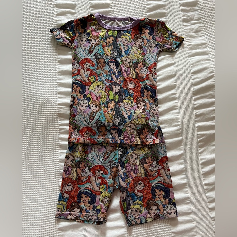 Disney Princess Pattern Bamboo Pajamas